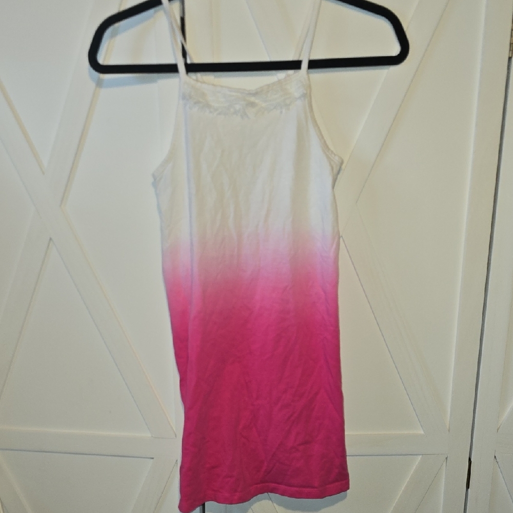 New Pink Ombre Tank Dress